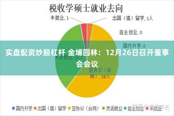 实盘配资炒股杠杆 金埔园林：12月26日召开董事会会议