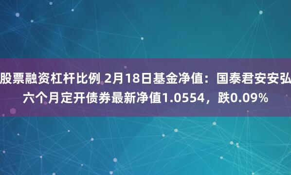 股票融资杠杆比例 2月18日基金净值：国泰君安安弘六个月定开债券最新净值1.0554，跌0.09%